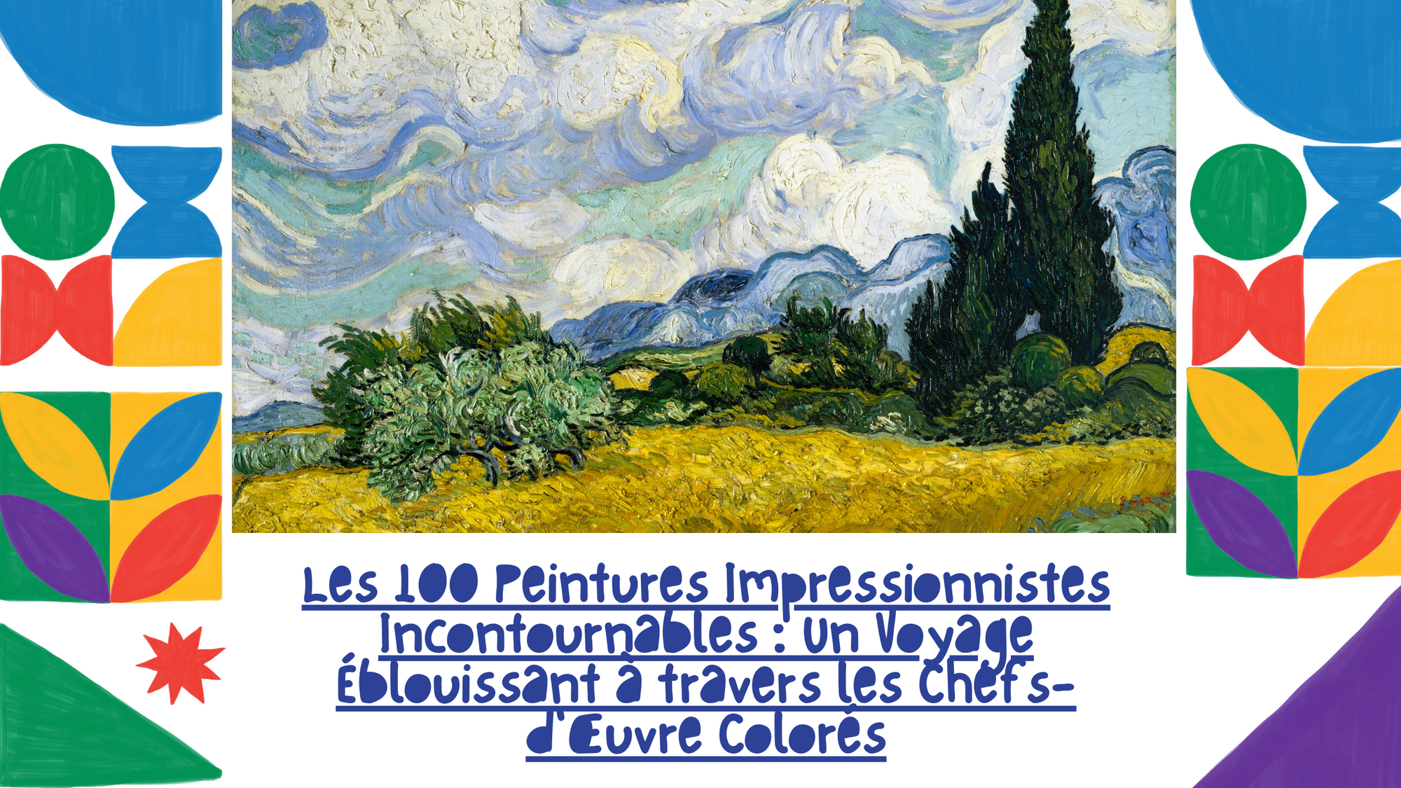 Les 100 Peintures Impressionnistes Incontournables : Un Voyage Éblouissant à travers les Chefs-d'Œuvre Colorés
