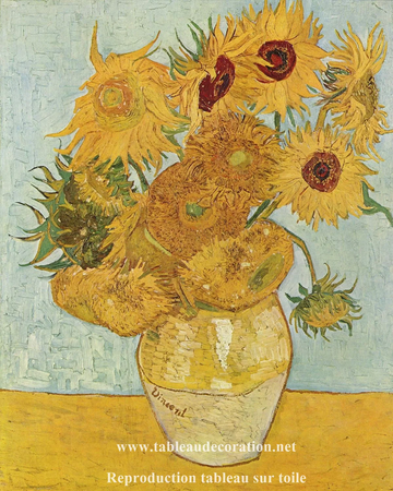 Éclat de Soleil : Reproductions de la série des Tournesols de Vincent van Gogh