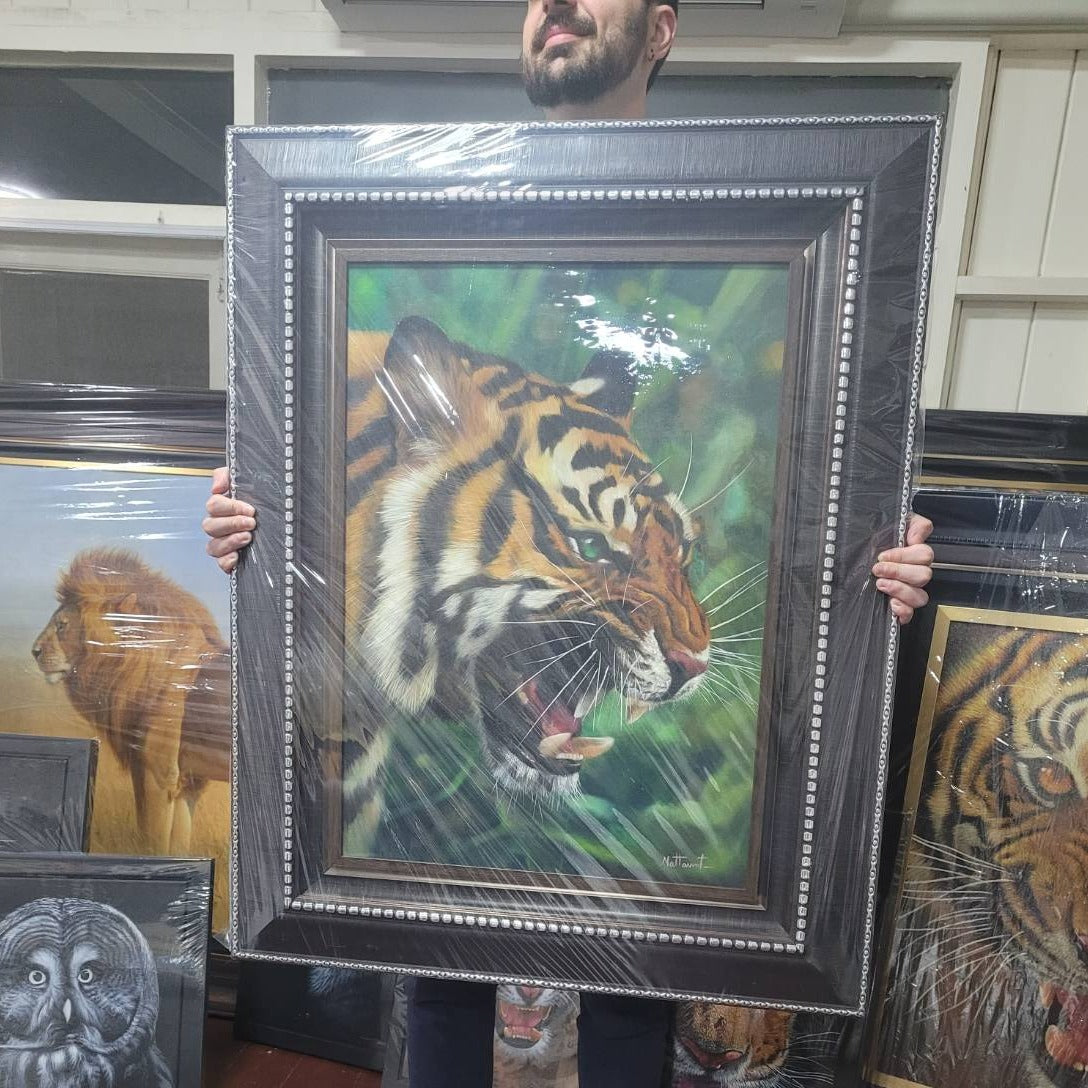 La rage du tigre II - 50 x 70 cm