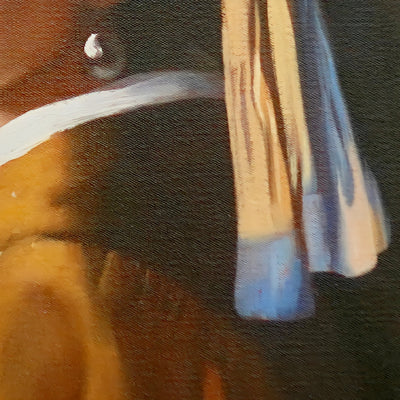 La Jeune Fille à la perle (Johannes Vermeer) - Reproduction - 50 X 61 cm