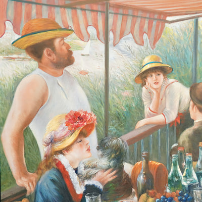 Le déjeuner de la fête du bateau (Pierre-Auguste Renoir) - Reproduction - 165 X 120 cm