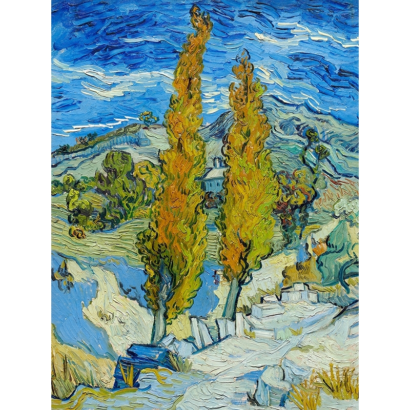 Les peupliers à Saint-Rémy - Van Gogh