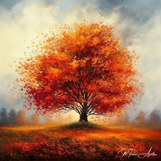 Tableau arbre automne inspiration