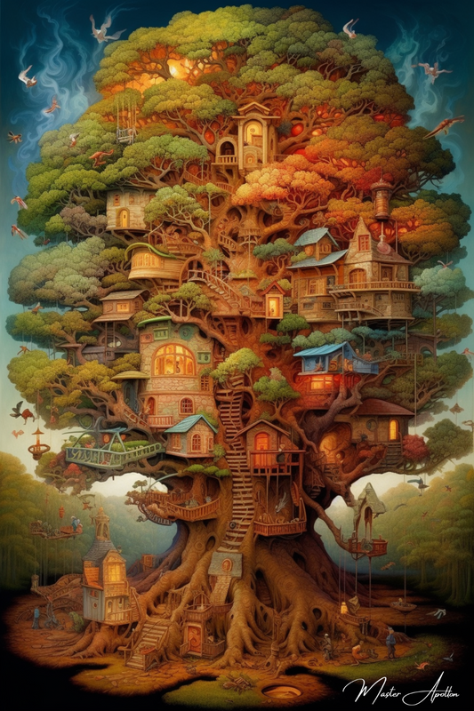 Tableau arbre de vie maison du monde spirit