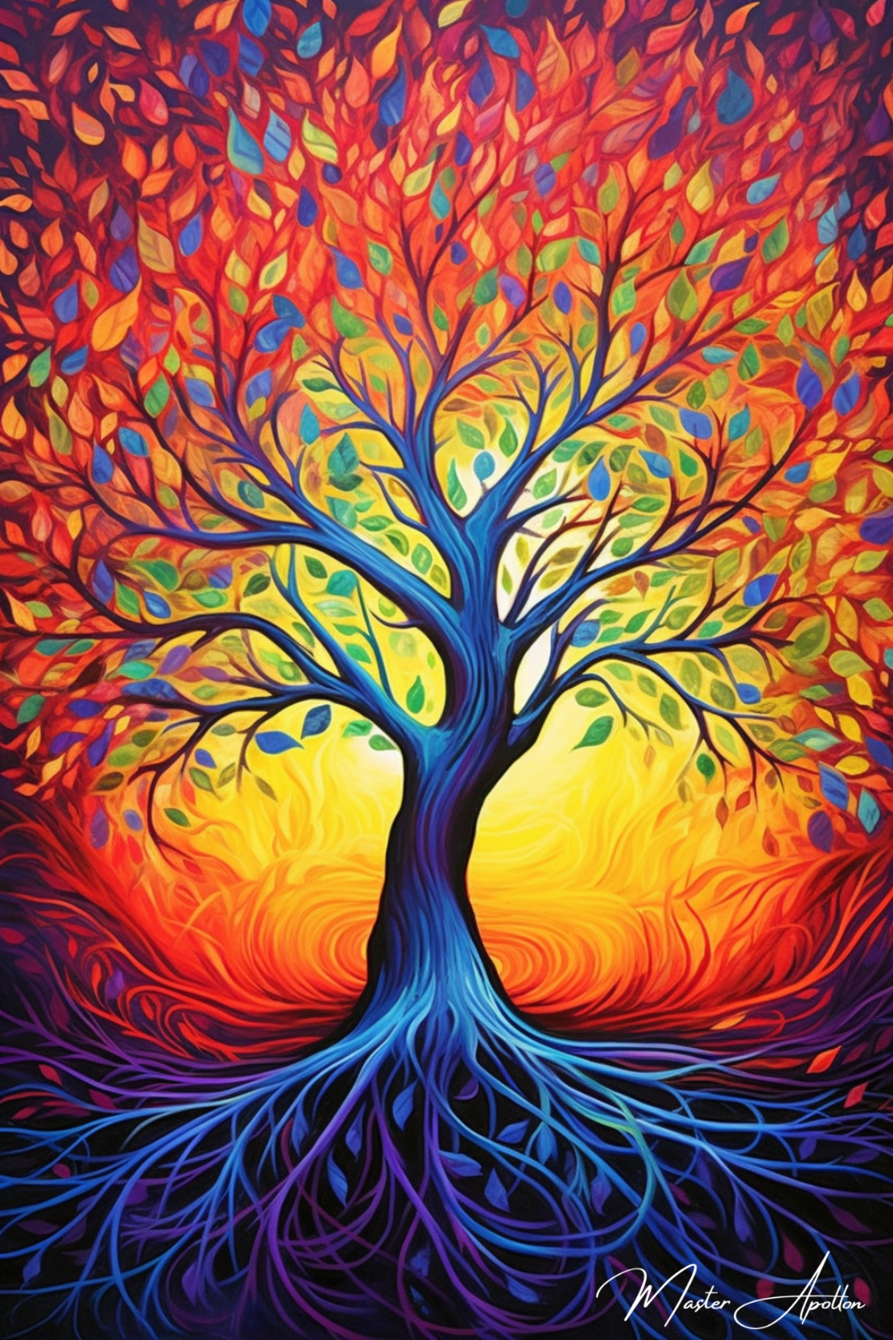 Tableau arbre de vie et création