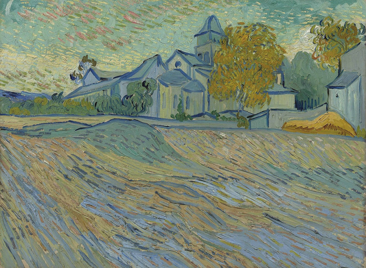 Vue de l'Asile et de la Chapelle de Saint-Rémy (1889) - Van Gogh