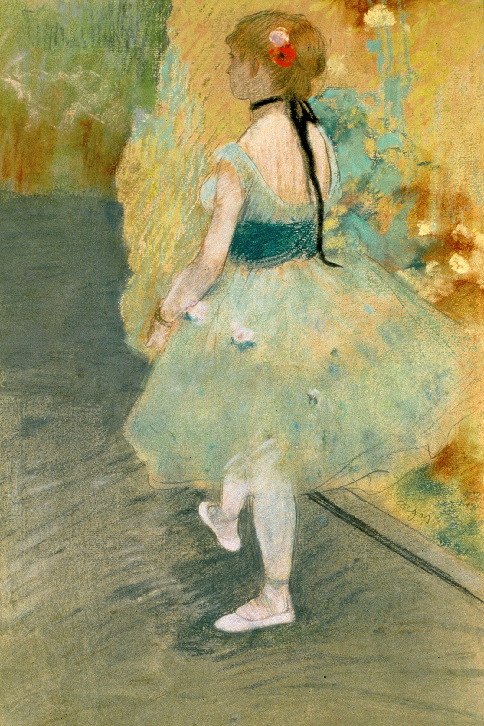 Danseuse en vert - Edgar Degas