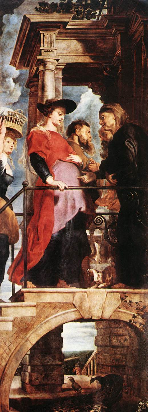Descente de la croix-triptyque, panneau gauche - mise en croix - Peter Paul Rubens