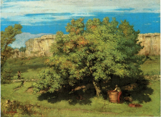 Vendange à ornans - Gustave Courbet