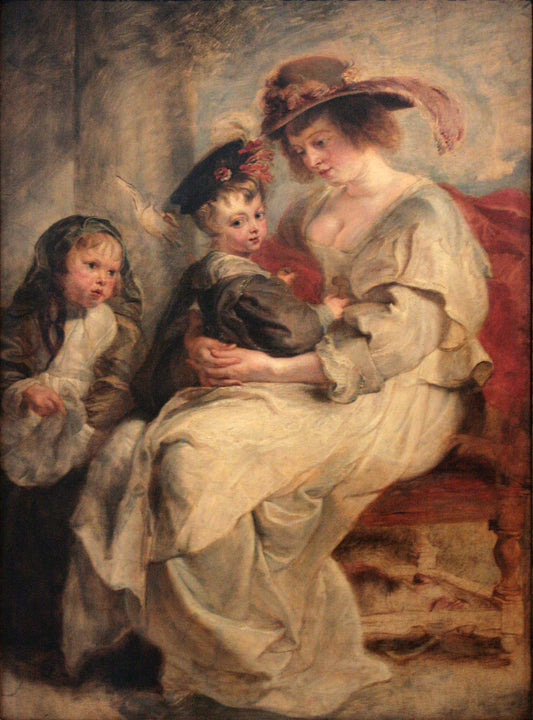 Hélène Fourment et ses enfants - Peter Paul Rubens