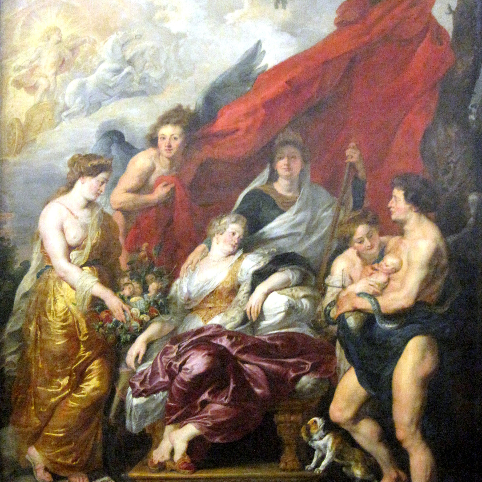 Naissance de Louis XIII à Fontainebleau - Peter Paul Rubens