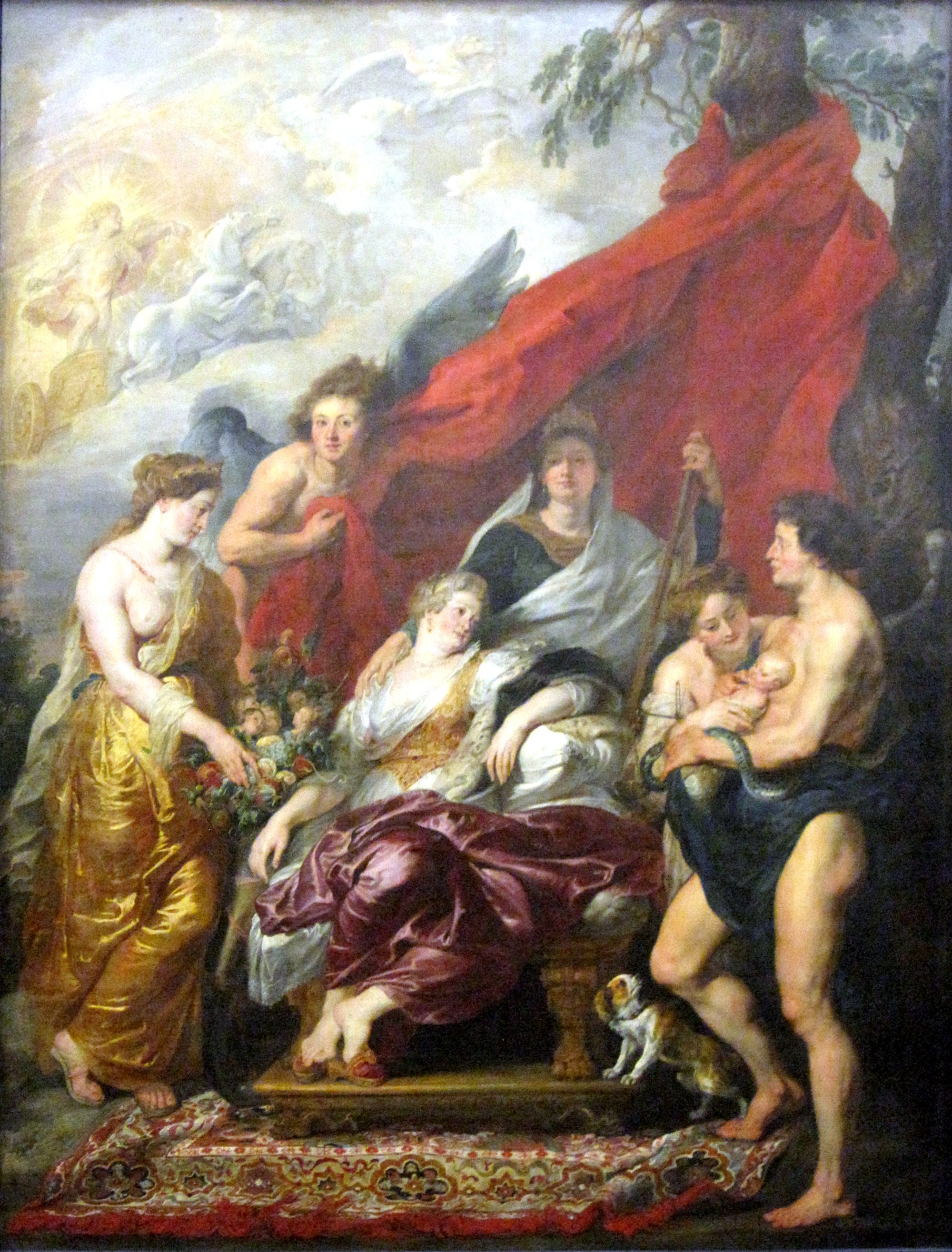 Naissance de Louis XIII à Fontainebleau - Peter Paul Rubens
