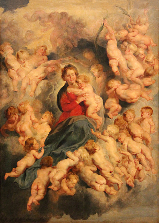 La Vierge à l'Enfant entourée des Saints Innocents ou, La Vierge aux Anges - Peter Paul Rubens