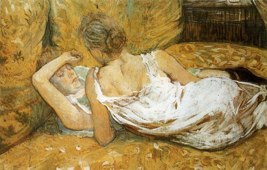 Les deux amies - Toulouse Lautrec