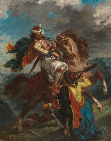 Lutte entre un Turc et un Grec - Eugène Delacroix