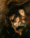 Les personnes âgées avec le bassin de charbon- Peter Paul Rubens