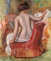 Femme nue dans un fauteuil - Pierre-Auguste Renoir