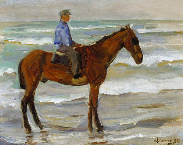 Cavaliers sur la plage - Max Liebermann