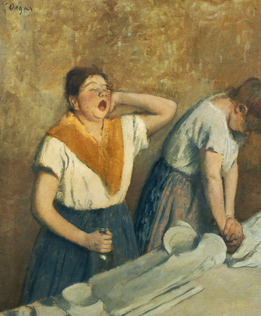 Les blanchisseuses (Le repassage) - Edgar Degas