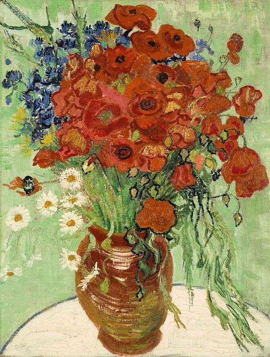Vase avec marguerites et coquelicots - Van Gogh