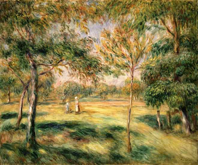 Dans le jardin - Pierre-Auguste Renoir