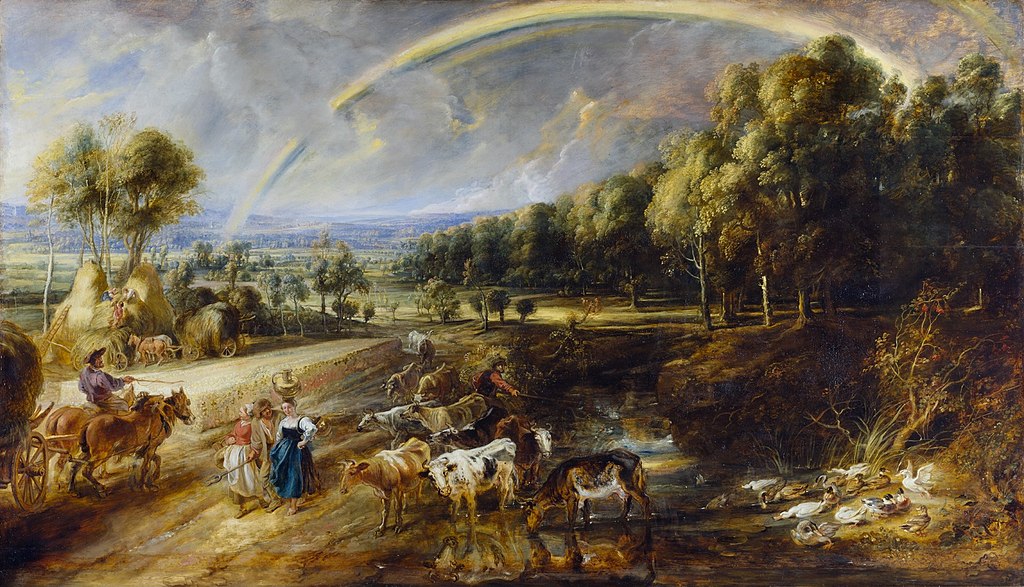 Paysage avec arc-en-ciel - Peter Paul Rubens