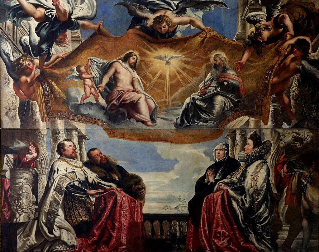 La famille Gonzaga en adoration de la Sainte Trinité - Peter Paul Rubens
