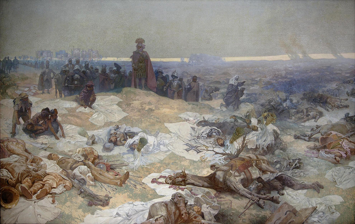 Après la bataille de Grunwald - Mucha