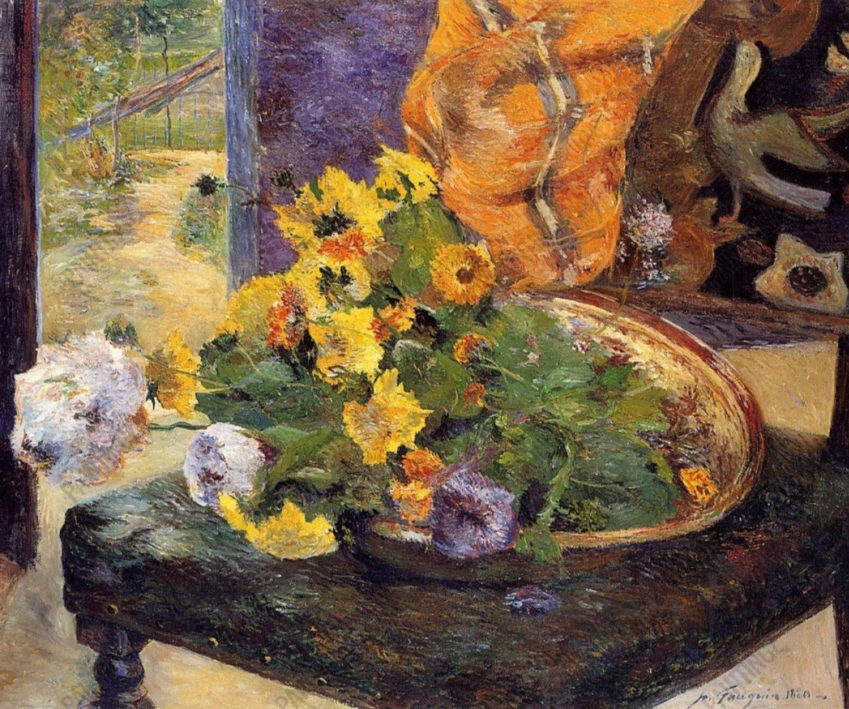 Pour faire un bouquet - Paul Gauguin