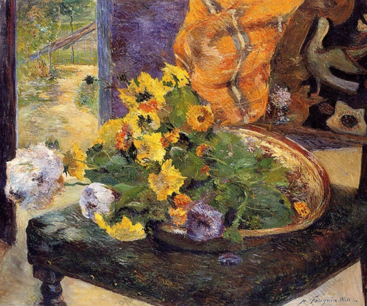 Pour faire un bouquet - Paul Gauguin