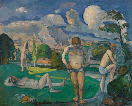 Les baigneurs au repos - Paul Cézanne