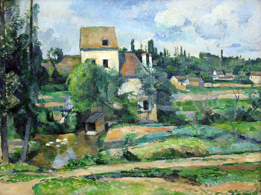 Moulin de la Couleuvre à Pontoise - Paul Cézanne