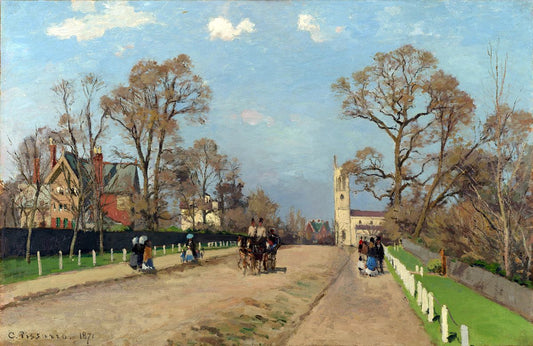 L'avenue, Sydenham - Camille Pissarro