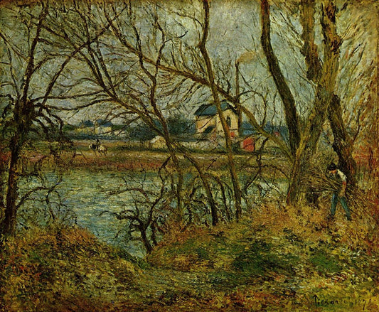 Les Bords de l'Oise près de Pontoise - Camille Pissarro