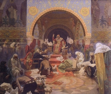 Le tsar bulgare Simeon - Mucha