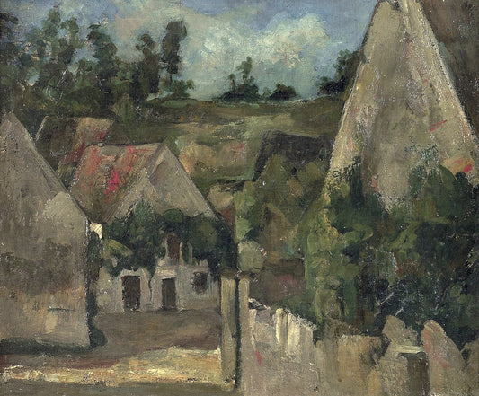 Carrefour de la rue Remy, Auvers - Paul Cézanne