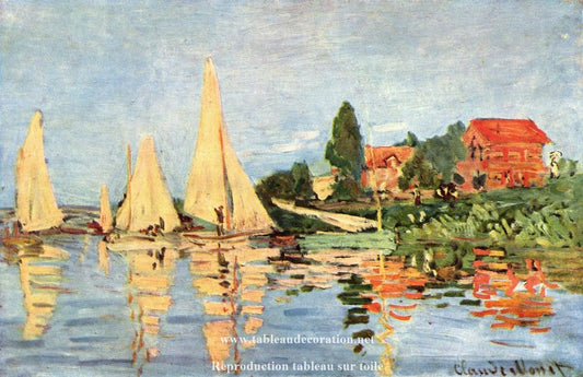 Régates à Argenteuil - Claude Monet