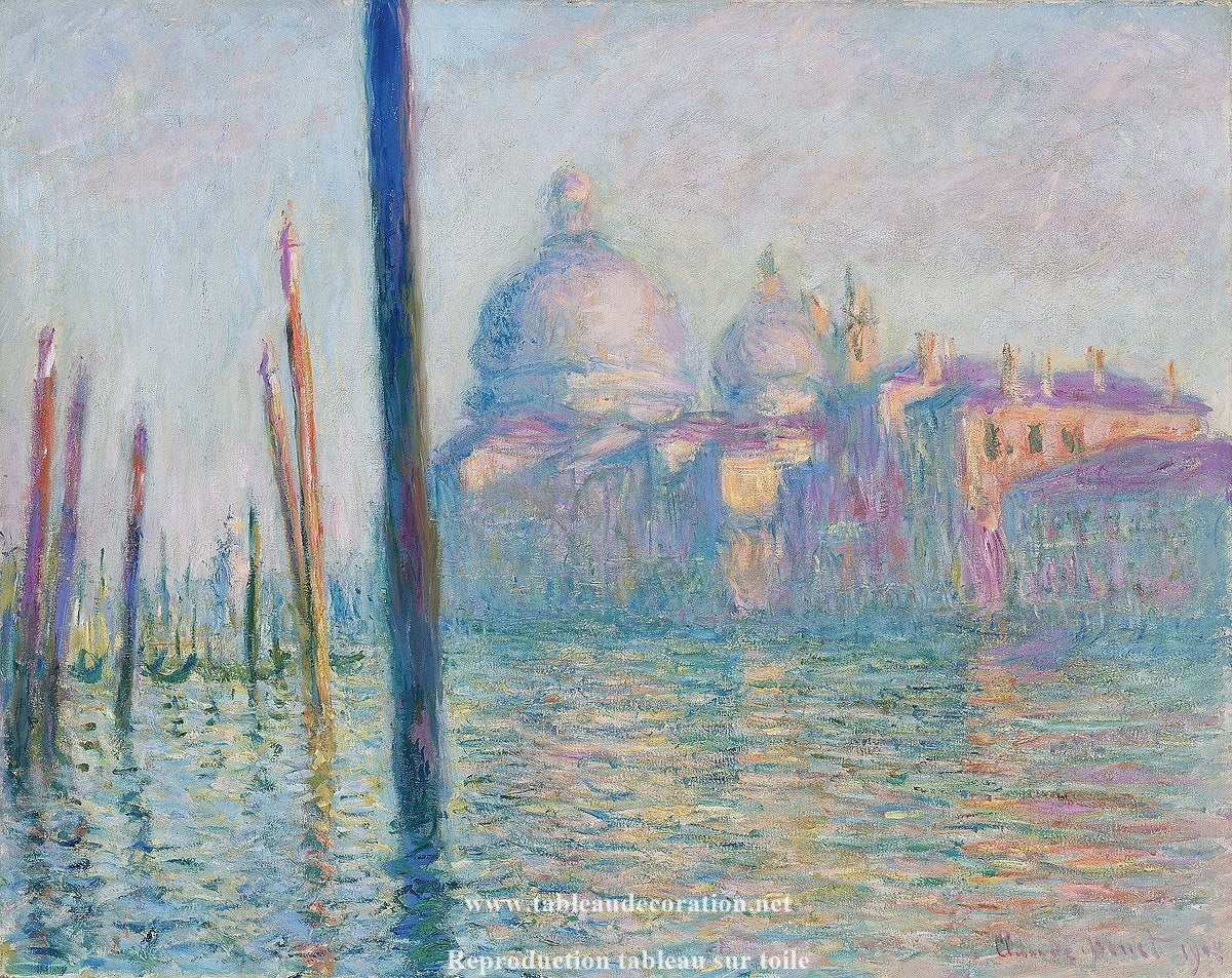 Le Grand Canal - Tableau Monet Venise