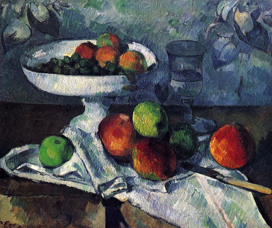 Compotier, Verre et Pommes - Paul Cézanne