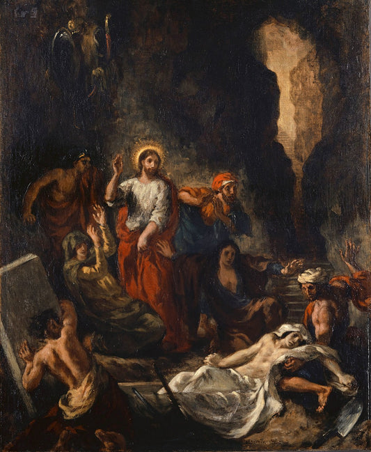 La résurrection de Lazare - Eugène Delacroix