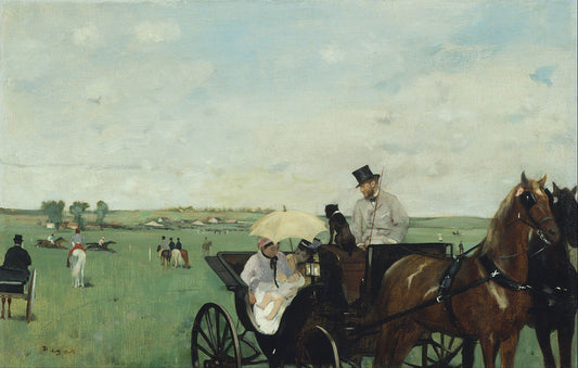 Aux courses en province - Edgar Degas