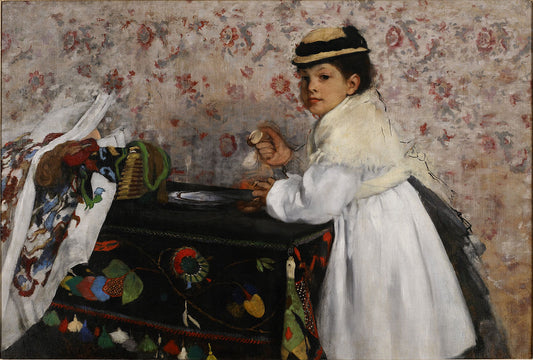 Portrait d'Hortense Valpincon enfant - Edgar Degas