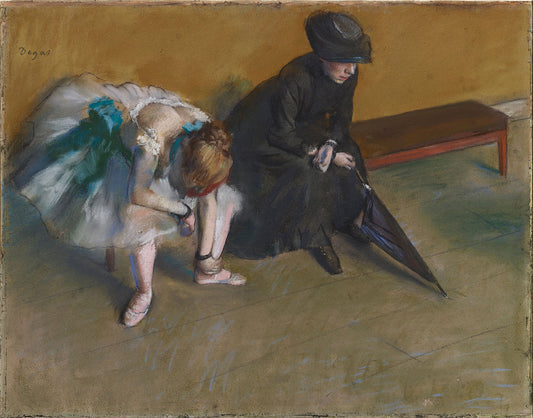 L'attente - Edgar Degas