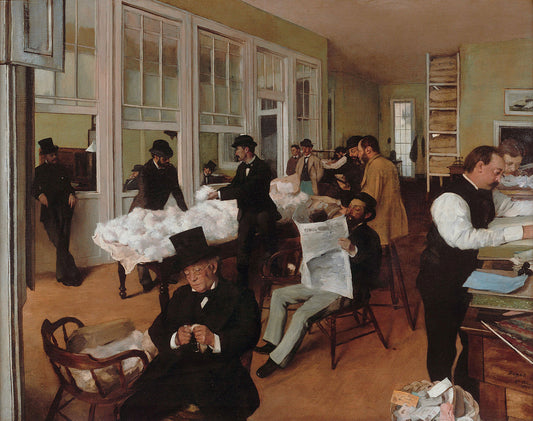 Le Bureau de coton à La Nouvelle-Orléans - Edgar Degas