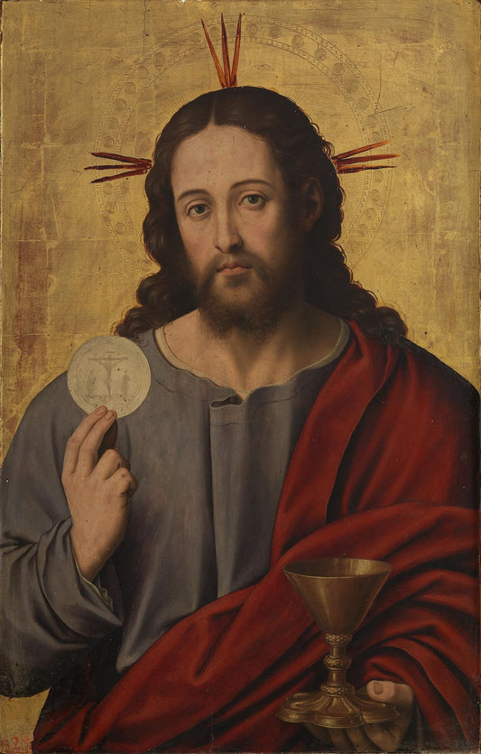 Le Christ Sauveur avec l'Eucharistie - Vicente Juan Masip