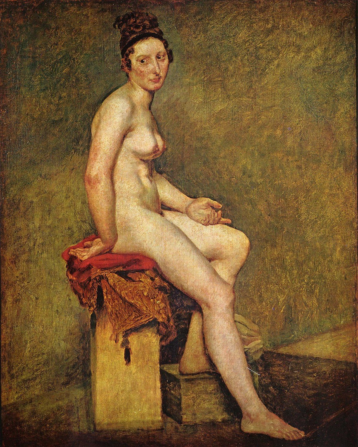Mademoiselle Rose (Nu assis) - Eugène Delacroix