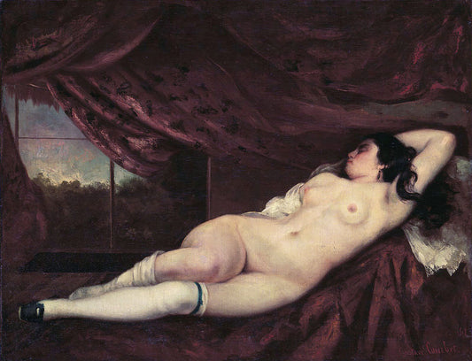 Femme nue couchée - Gustave Courbet