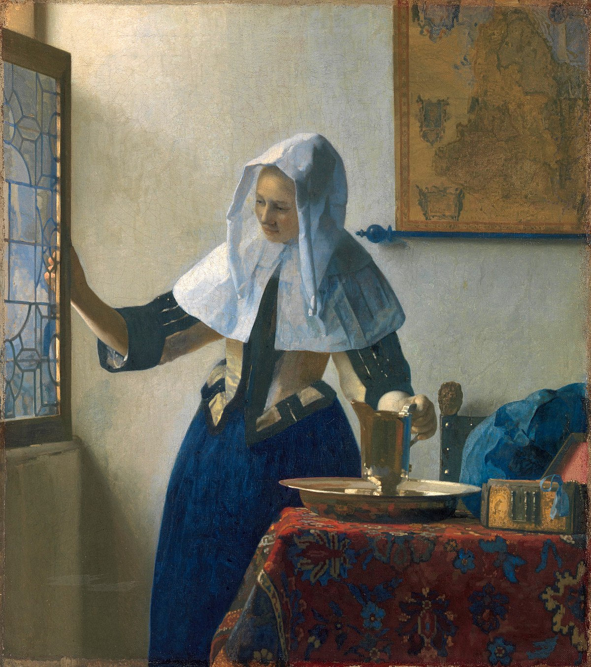 Jeune femme à l'aiguière - Johannes Vermeer