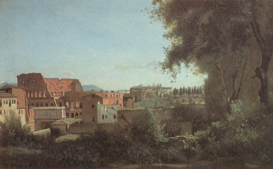 Le Colisée vu des jardins Farnese, 1826 - Camille Corot