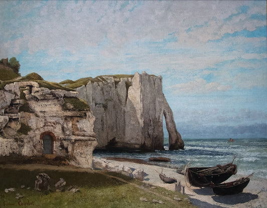 La falaise d'Etretat après l'orage - Gustave Courbet